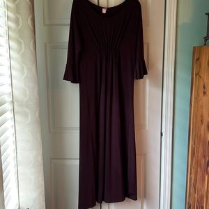 Flirty Pink dress in beautiful dark purple